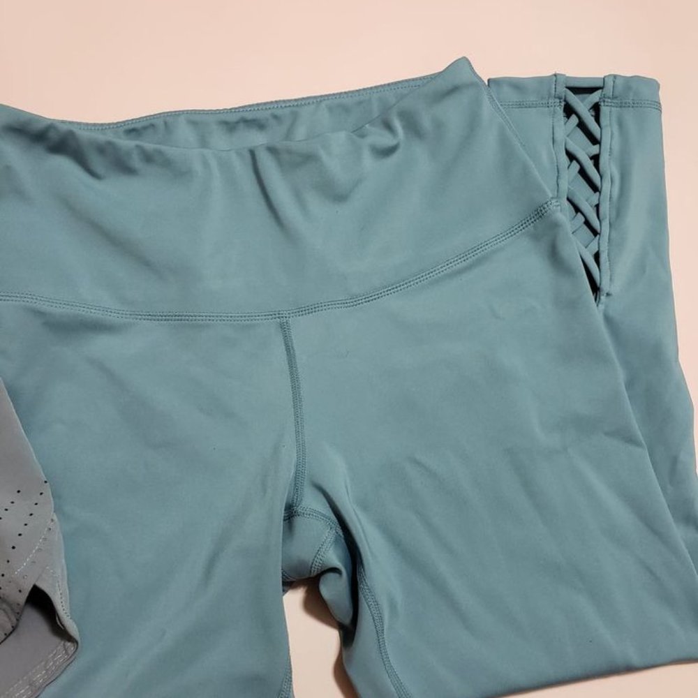 Altar'd State Revival Athletic Leggings and shorts Size Small / Medium Lace up - Picture 4 of 9